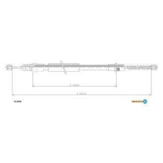 Трос ручного тормоза ADRIAUTO 41.0248