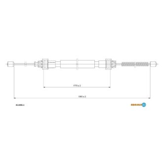 Трос ручного тормоза ADRIAUTO 41.0281.1
