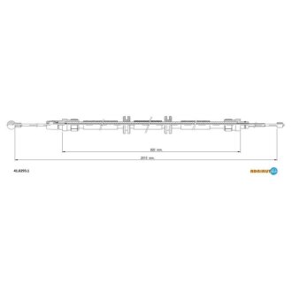 Трос ручного гальма ADRIAUTO 4102931