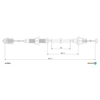 Трос газа ADRIAUTO 4103081