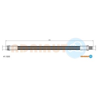 RENAULT Шланг тормозной передний 9,11 82- ADRIAUTO 41.1203