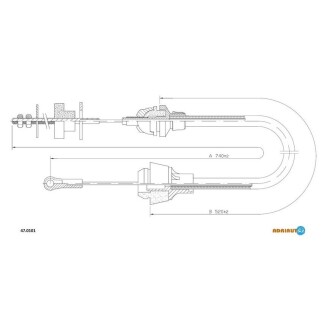 Трос зчеплення ADRIAUTO 47.0101