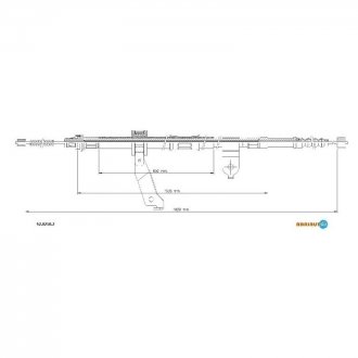 Трос остановочных тормозов ADRIAUTO 5202102