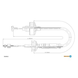 Трос сцепления ADRIAUTO 55.0153.2