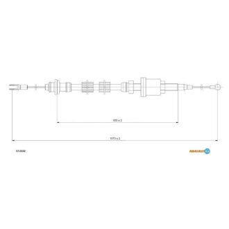 Трос сцепления ADRIAUTO 57.0102