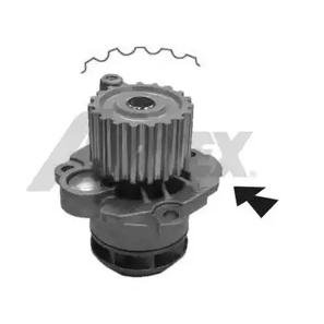 Купити Водяний насос Caddy III/T5/Octavia/Fabia/Golf V/Passat 1.4/1.9TDI/2.0SDI Audi A2, Volkswagen Polo, Skoda Fabia, Seat Ibiza, Cordoba, Skoda Octavia, Ford Galaxy, Volkswagen Sharan, Caddy, Skoda Roomster, Volkswagen Multivan AIRTEX 1776 (фото1) підбір по VIN коду, ціна 1032 грн.