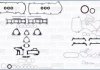 AJUSA AUDI Комплект прокладок  двигателя (без прокладки ГБЦ) Q5, Q7 3.0TDI 10- 51045400