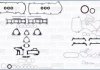 AJUSA AUDI Комплект прокладок двигуна (без прокладки ГБЦ)) Q5, Q7 3.0TDI 10- 51045400