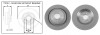 Купить Диск тормозной задний (кратно 2) FORD KUGA II (DM2) (12-) APPLUS APLUS 61856AP (фото1) подбор по VIN коду, цена 1364 грн.