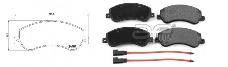 Колодки тормозные APLUS 71171BBAP