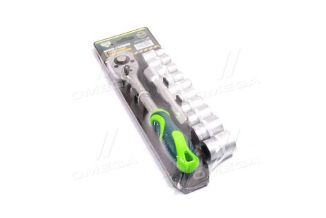 Набір головок з тріскачкою і подовжувачем, 13 од., Квадрат 1/2, на пластиковому тримачі <> ARMER arm-b0001