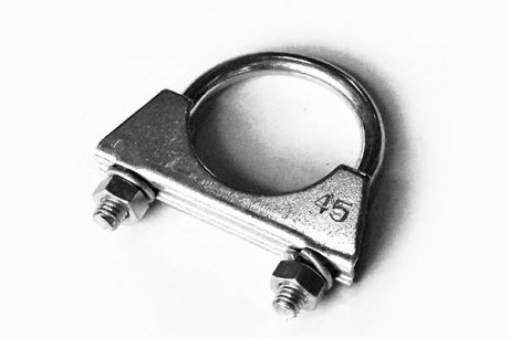 Купити Хомут глушника метал. D 45,0 мм, M 8 (болт.) кругл. (10 шт) ASAM 55315 (фото1) підбір по VIN коду, ціна 487 грн.