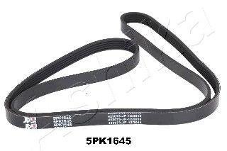 РЕМЕНЬ ПОЛИКЛИНОВЫЙ Hyundai IX20, I30, KIA Soul, Hyundai I20, Suzuki Vitara, KIA Pro Ceed, Ceed, Rio, Suzuki Grand Vitara, Hyundai Accent, Getz ASHIKA 112-5PK1645