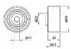 Купити Ролик паску приводного Hyundai Elantra/Getz 1.6 Dohc 00- Hyundai Elantra, Matrix, Getz, Accent, KIA Cerato, Rio, Hyundai Coupe, Tucson ASHIKA 45-0H-002 (фото1) підбір по VIN коду, ціна 458 грн.