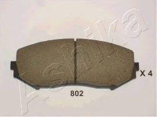 Гальмівні колодки дискові перед. Suzuki Grand Vitara 04- ASHIKA 50-08-802