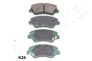 Тормозные колодки дисковые перед. Hyunday Accent 11-Kia Rio III 1.1Crdi/1.2/1.4D 11- Hyundai I30, Veloster, KIA Ceed, Pro Ceed ASHIKA 50-0K-K24