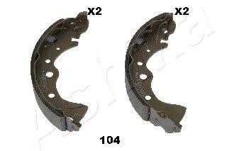 Колодки гальмів. барабан. Nissan Almera 1.6 06- Nissan Almera, Bluebird, Sunny ASHIKA 55-01-104