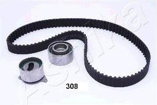 Роликовый модуль натяжителя ремня (ролик, ремень) Mazda 626, 929, KIA Sportage ASHIKA kct308