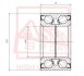 Купить ПОДШИПНИК СТУПИЧНЫЙ 40X74X42X42 (TOYOTA COROLLA AE100EE100CE100 1991-199) ASVA dac 40740042 (фото1) подбор по VIN коду, цена 1433 грн.