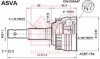Купити ШРУС НАРУЖНЫЙ 29X52X33 (ESPERO) ASVA dw-006a47 (фото1) підбір по VIN коду, ціна 2184 грн.
