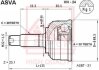 Купить ШРУС НАРУЖНЫЙ 30x55x26 (HONDA INTEGRA DC1DC2DB6DB7DB8DB9 1993-2000) Honda Civic, CR-V ASVA hn-24 (фото1) подбор по VIN коду, цена 1698 грн.