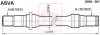 Купить ПОЛУОСЬ ПРАВАЯ 28x375x28 (MAZDA 626 GE 1991-1997) Mazda 626 ASVA shm-001 (фото1) подбор по VIN коду, цена 2207 грн.