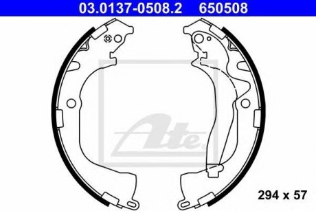 Купить Колодки тормозные Volkswagen Amarok ATE 03.0137-0508.2 (фото1) подбор по VIN коду, цена 3934 грн.