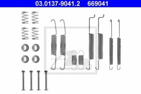 Комплектуючі для гальмівних колодок (6R0698545A+6R ATE 03013790412