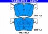 Купити Комплект гальмівних колодок з 4 шт. дисків BMW F20, X3, F30, F34, F32, F31, F22, F33, F21, F36, X4 ATE 13046038572 (фото1) підбір по VIN коду, ціна 3724 грн.