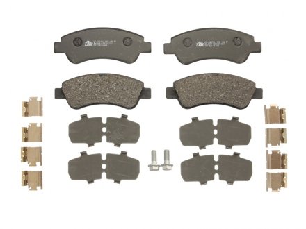 Комплект гальмівних колодок з 4 шт. дисків Citroen Berlingo, C3, Xsara, C2, C4 ATE 13046039942