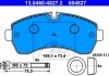 Купити Колодки гальмівні дискові, Комплект Mercedes W906, Volkswagen Crafter, Mercedes W909, Sprinter, W907, W910 ATE 13046048272 (фото1) підбір по VIN коду, ціна 3323 грн.