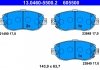 Купить Комплект тормозных колодок из 4 шт. дисков Lexus GS, IS ATE 13.0460-5500.2 (фото1) подбор по VIN коду, цена 2984 грн.