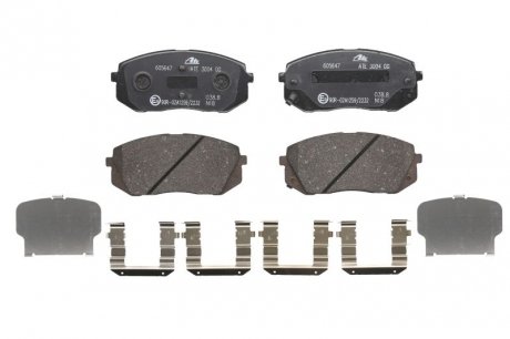 Комплект тормозных колодок из 4 шт. дисков Hyundai I40 ATE 13.0460-5647.2