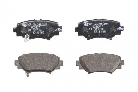Купить Колодки тормозные дисковые, Комплект Mazda 3 ATE 13046056572 (фото1) подбор по VIN коду, цена 2294 грн.