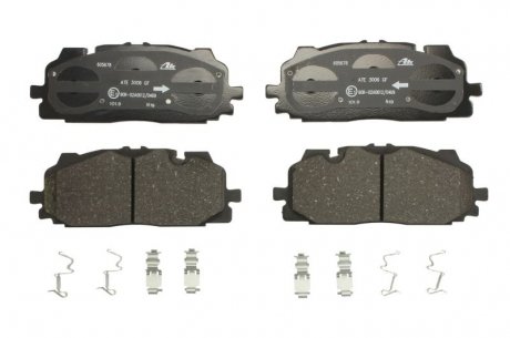 Комплект гальмівних колодок з 4 шт. дисків Audi Q7 ATE 13046056782