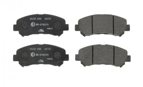 Комплект тормозных колодок из 4 шт. дисков Nissan X-Trail, Qashqai ATE 13.0460-5752.2