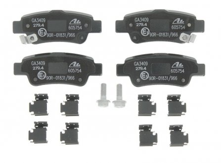 Комплект гальмівних колодок з 4 шт. дисків Honda CR-V ATE 13.0460-5754.2