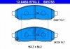 Купити Комплект гальмівних колодок з 4 шт. дисків Nissan Leaf, Navara, Pathfinder ATE 13.0460-5783.2 (фото1) підбір по VIN коду, ціна 2637 грн.