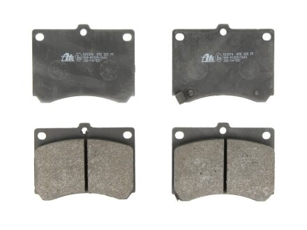 Колодки гальмівні дискові, к-кт Mazda 323 ATE 13046059742