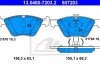 Купить Комплект тормозных колодок из 4 шт. дисков Mercedes W211, W220, S211 ATE 13.0460-7203.2 (фото1) подбор по VIN коду, цена 2410 грн.