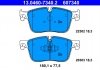 Купити Гальмівні колодки, дискові Jaguar XE, XF ATE 13046073402 (фото1) підбір по VIN коду, ціна 5068 грн.