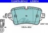 Купить Колодки тормозные дисковые керамические, Комплект Audi Q7, Volkswagen Touareg, Audi Q8 ATE 13047026142 (фото1) подбор по VIN коду, цена 6331 грн.