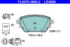 Купити Тормозные колодки Mercedes W177, W247, CLA-Class ATE 13.0470-3884.2 (фото1) підбір по VIN коду, ціна 3039 грн.