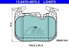 Купить Колодки тормозные дисковые керамические, Комплект BMW F20, F30, F32, F21, F31, F22, F33, F34, F36, F23 ATE 13047048752 (фото1) подбор по VIN коду, цена 7963 грн.