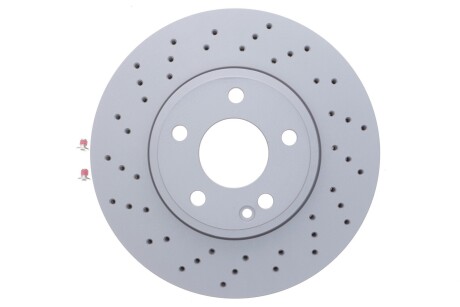 Купить Тормозной диск Mercedes W246, CLA-Class, W176, GLA-Class ATE 24.0128-0262.1 (фото1) подбор по VIN коду, цена 3301 грн.