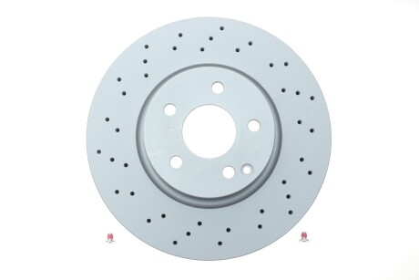 Диск тормозной Mercedes W204, W212, S204, S212, C204, C124, C207, C238, A124, A207, A238 ATE 24.0132-0100.1