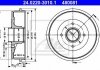 Купити Гальмівний барабан Renault Kangoo, Nissan Kubistar ATE 24022030101 (фото1) підбір по VIN коду, ціна 2231 грн.
