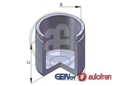 Купити Елементи гальмівного супорта (Поршень) BMW E30, Alfa Romeo 33, Lada 2108, Nissan Micra AUTOFREN d025111 (фото1) підбір по VIN коду, ціна 664 грн.