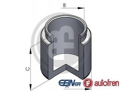 Поршень супорта BMW E21, E30, Ford Escort, Volvo 340, Jaguar XJ, Renault Master AUTOFREN d025131