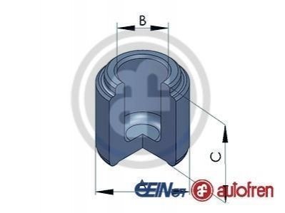 Купить Поршень супорта BMW E12, E28, E23, E32 AUTOFREN d02524 (фото1) подбор по VIN коду, цена 271 грн.